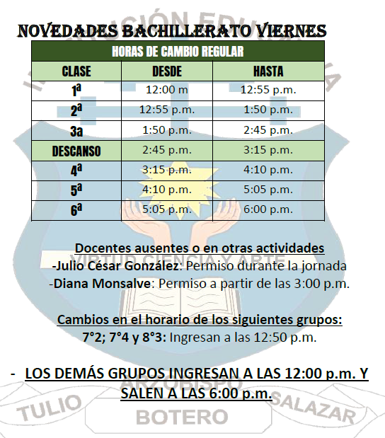 HORARIO